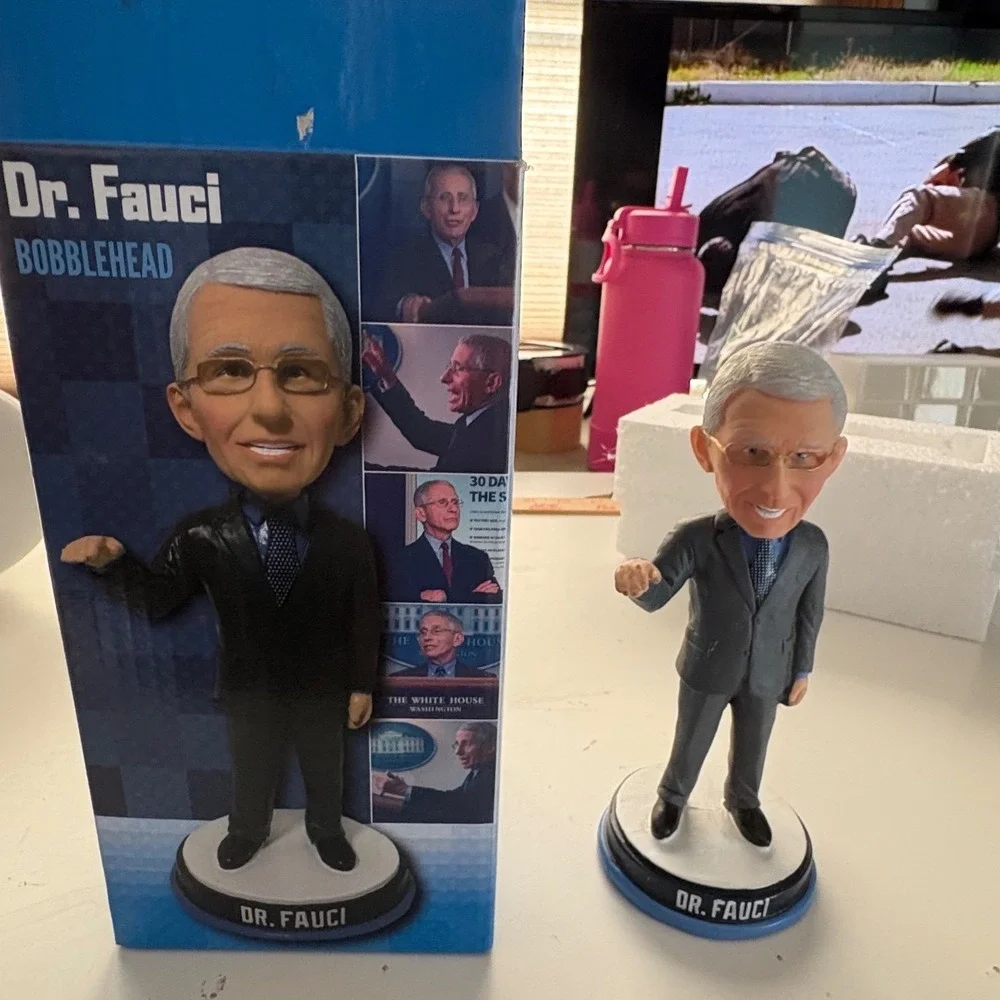 Dr Anthony Fauci Bobblehead Flatten the Curve Limited Edition Numbered Figurine